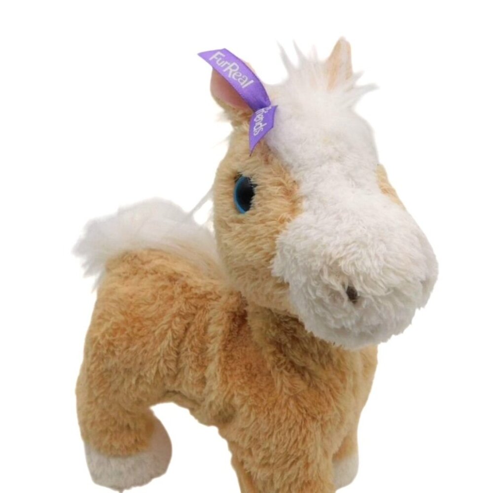 Hasbro Fur Real Friends Baby Butterscotch Walking Neighing Horse Toy 2013 Works - Picture 3 of 8